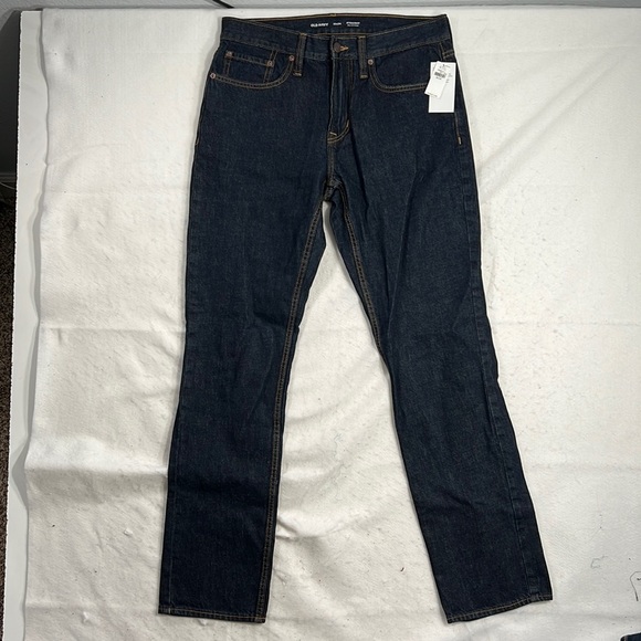 Old Navy Other - NWT Old Navy Built In Tough Straight Leg Blue Jeans Pants Mens Size 32 X 34